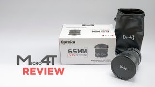 Opteka 65mm f35 Ultra Wide Fisheye Lens Review EFEOS Adapted to Micro Four Thirds  M4T  OnTC [upl. by Nared]