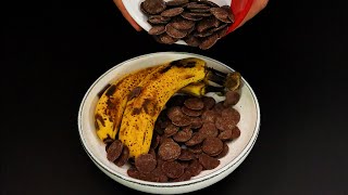 The Ultimate Chocolate drops Banana Bread Recipe  A MUST TRY [upl. by Olshausen78]