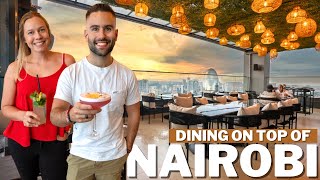 Nairobis Brand New Rooftop Restaurant [upl. by Alaehs]