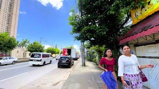 🇲🇲 Exploring Yangons Golden City Neighborhood [upl. by Pitt]