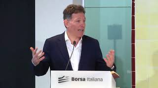 Alessandro Giglio  Il discorso per la Quotazione Giglio Group in Borsa Italiana  Segmento Star [upl. by Lawson]