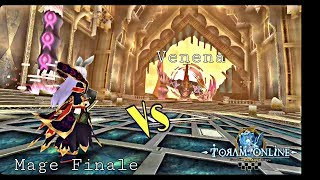 Toram Online  Mage Finale Vs Venena Normal [upl. by Lessard]