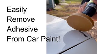 Easily remove automotive adhesive and double sided tape residue [upl. by Levana]