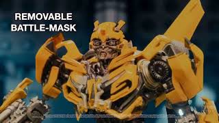 Transformers Toy Commercial The Last Knight ThreeZero DLX TLK BumbleBee [upl. by Aihsekal]