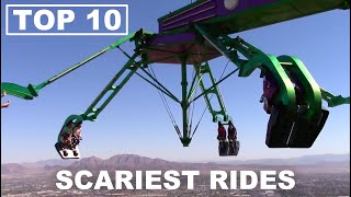 Top 10 Scariest Rides in the World 2022 [upl. by Tezile86]