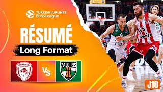 Olympiacos vs Zalgiris Kaunas  Résumé Long Format  EuroLeague J10 [upl. by Fi]