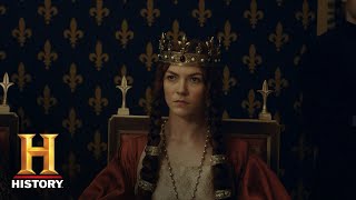 Knightfall Who Is Queen Joan Season 1  History [upl. by Adorne901]