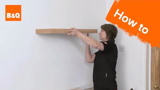 How to put up a floating shelf [upl. by Orban]