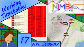 Timetables and Services Tutorial  16 Beta  NIMBY Rails New York City Subway  Episode 17 [upl. by Alexi836]