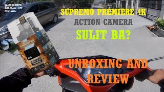 Sulit ba ang Supremo Premiere 4K Action Camera  Unboxing and Review [upl. by Cale186]