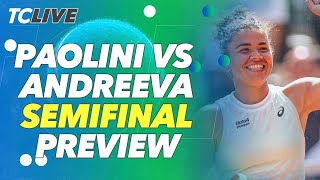 Jasmine Paolini and Mirra Andreeva Semifinal Preview  2024 Roland Garros [upl. by Ennoryt186]