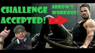 Stephen Amells Workout For Arrow Full Program Included  Challenge Accepted [upl. by Enaelem]