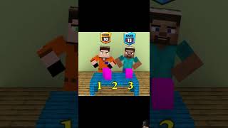 Poi poi poi poi poi poi The prisoner vs Steve minecraft animation challenge reaction [upl. by Naujek]