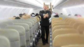 Etihad Airways Safety Demo [upl. by Eselrahc]