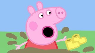 Peppa Pig in Hindi  Muddy Puddles  हिंदी Kahaniya  Hindi Cartoons for Kids [upl. by Obie181]