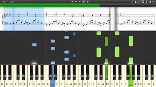 Roberto Cacciapaglia  Oceano  Piano tutorial and cover Sheets  MIDI [upl. by Erasmus]