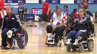 2015 Boccia Europeans  BC4 Pairs  GB v Croatia [upl. by Yong]