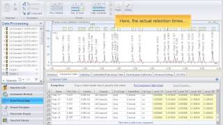 Chromeleon Get Current Retention Times [upl. by Maggee]