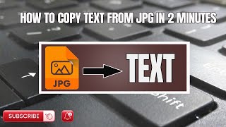 How to Copy Text from JPGImage  Image Se Text Copy Kaise Kare [upl. by Honoria963]