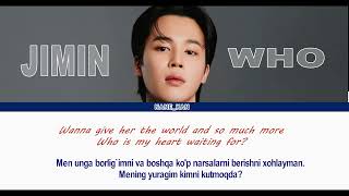 JIMIN  WHO Uzb sub uzbek tilida [upl. by Arvind]