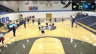 Faulkner vs Life University Volleyball [upl. by Sherburne]