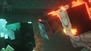 Warden Vs Redstone Golem Minecraft Animation [upl. by Zaid]