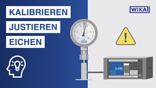 Messgeräte kalibrieren  Was ist der Unterschied zwischen Kalibrierung Eichung und Justage [upl. by Nert]