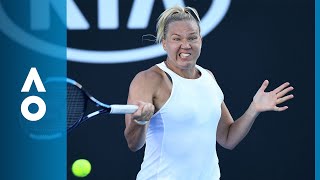 Kaia Kanepi v Monica Puig match highlights 2R  Australian Open 2018 [upl. by Trakas]