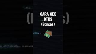 Cara Cek DTKS di Bansos Kemensos [upl. by Annaliese229]