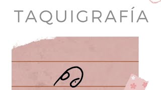 Como se escribe TAQUIGRAFIA en taquigrafía gregg  diccionario de taquigrafía [upl. by Gerrit]