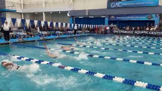 Men’s 100y Back Heat 3 Finals GAC INVITE [upl. by Volny]