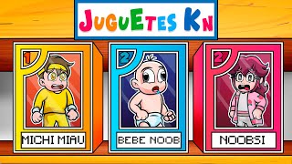 Nos CONVERTIMOS en JUGUETES en Minecraft 🧸😱 BEBÉ NOOB en MINECRAFT [upl. by Karwan]