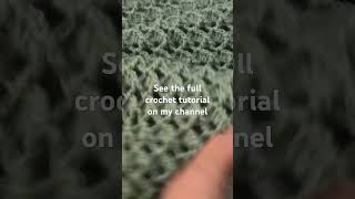 Textured shells crochet stitch [upl. by Clementi730]