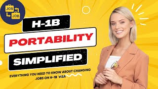 Vid45 🗽CHANGING JOBS on H1B visa A detailed guide to H1B PORTABILITY usvisa h1bvisajobs🌐✈️🧳🔥🏢 [upl. by Harlene]