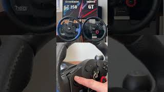 Logitech GT vs Thrustmaster T150 [upl. by Ettelrats]