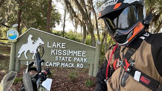 Central Florida Dual Sport Ride and Camping Lake Kissimmee State Park [upl. by Ilegna397]