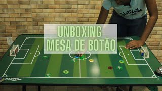 UNBOXING MESA KLOPF FUTEBOL DE BOTÃO [upl. by Anasxor]