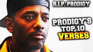 Top 10 Prodigy Verses of ALL TIME Part 1  Mobb Deeps Prodigy Tribute RIPProdigy [upl. by Alecia]