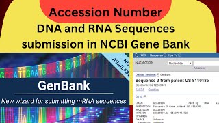 How to submit bacterial sequences in NCBI gene bank to get accession number DrZahidMumtaz [upl. by Bronwyn]