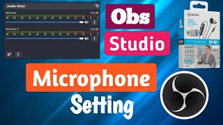 Obs Studio Microphone Settings Fix  Mic Not Working On Obs Studio  Audio Plug Obs Studio [upl. by Emersen]