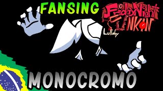 FANSING Monochrome Minus Remix  FNF Lullaby  Dublado PT  BR [upl. by Polk]