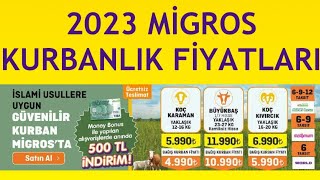 2023 Migros Kurbanlık Fiyatları [upl. by Nirik]