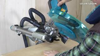 Makita Slide Compound Miter Saw LS1219 LS1219L [upl. by Jedthus]