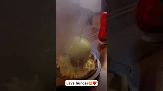 Lava Burger❤️ youtubeshorts burger [upl. by Aynik]