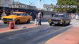 OPALA TURBO DO PICAPAU DESAFIANDO MAVERICK V8 NITRO [upl. by Stroup]