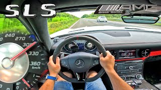 1000000 Mercedes SLS AMG Black Series on the AUTOBAHN [upl. by Irt758]