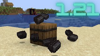 HOW TO DO BARREL DUPLICATION GLITCH IN Minecraft 121 [upl. by Anala69]