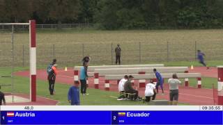 Obstacle Relay Austria vs Ecuador 2106 [upl. by Aknahs]