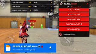 PAINEL AIMBOT👻XIT EXTERNAL PURO IPHONEANDROID HEADTRICK 100 HS✅☠️ipa antban regedit mobile gratis [upl. by Ojibbob105]