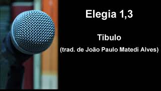 Tibulo  Elegia 13  Trad de João Paulo Matedi Alves [upl. by Sokil]